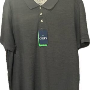 CHAPS Core Golf Polo Black Onyx Large